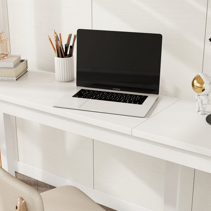 Vimora™ - Twin Loft Wood Bed with Built-in Desk, Storage Cabinet, Guardrails, and Ladder