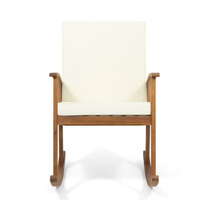 Vimora™ - Acacia Rocking Chair with Cushions