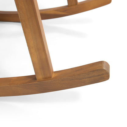 Vimora™ - Acacia Rocking Chair with Cushions