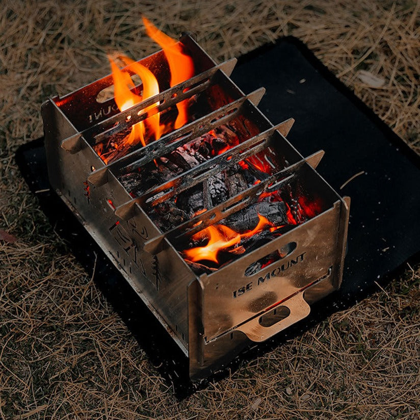 ISE MOUNT™ Foldable Camping Firewood Stove