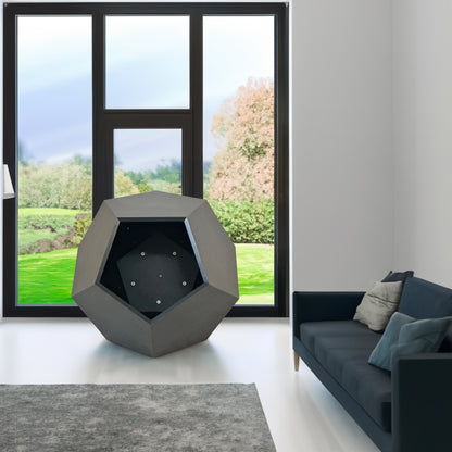 Vimora™ - Modern Cat Litter Sofa Side Table & Planter in Burmese Sumac, Multifunctional MDF Furniture