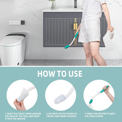 Fanwer™ Toilet Aid for Wiping - 2pcs Long Reach Comfort Wiper for Limited Mobility 4