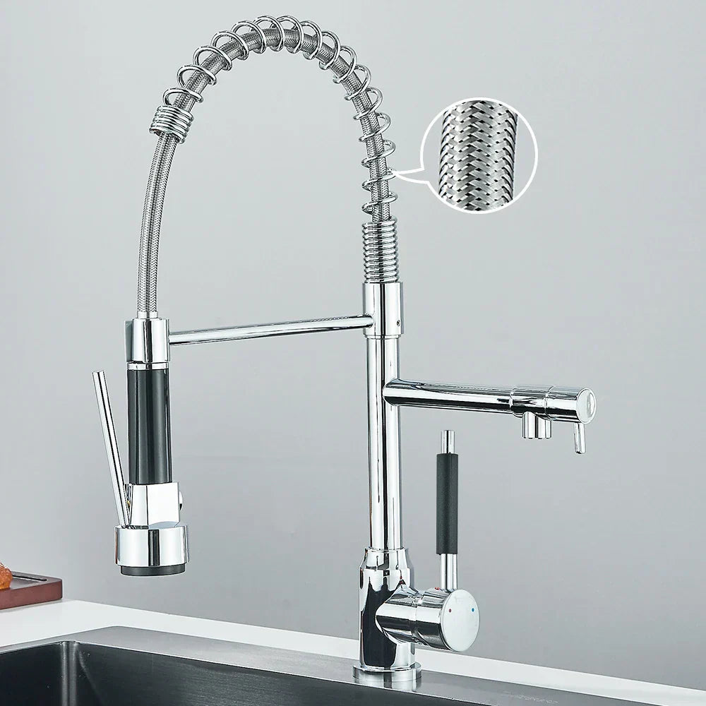 FlexiSpray™ Kitchen Faucet With Sprayer – Perfect For Modern Home Chefs 1
