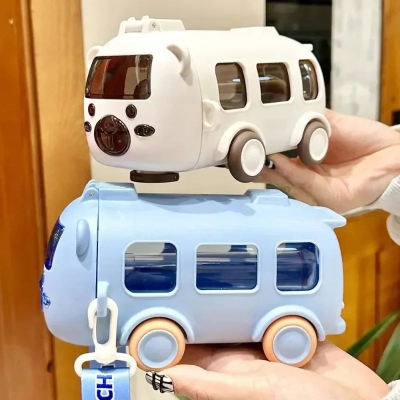 FunBus™ Cartoon Toy Bus Water Bottle for Kids - 500ML Hydration Fun 1
