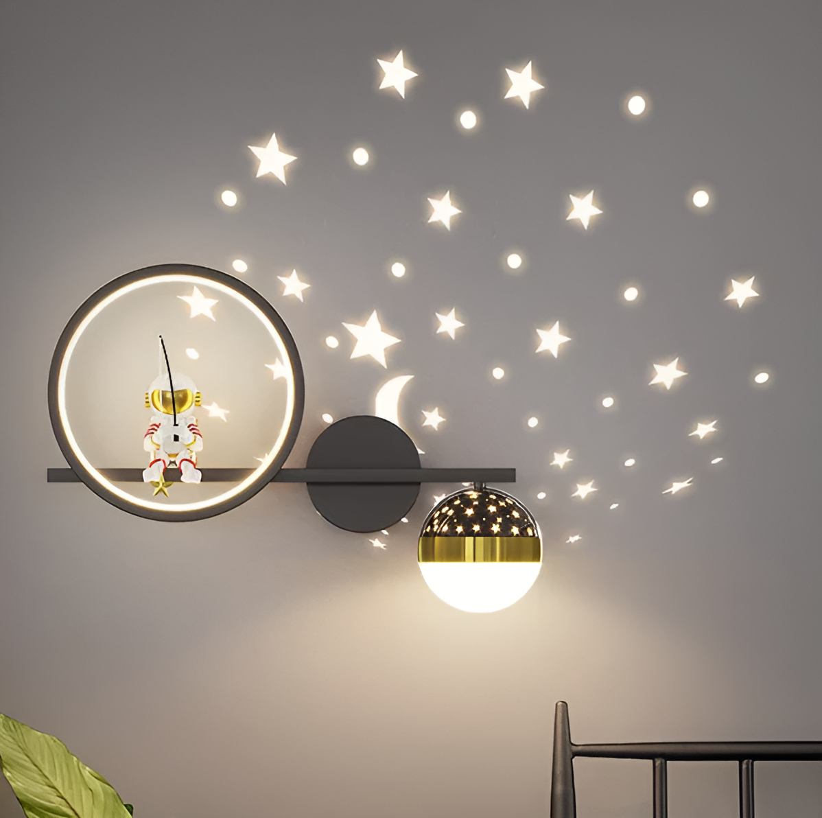 GalacticGleam™ Cozy Children's Wall Lamp for Magical Bedtime Adventures 4