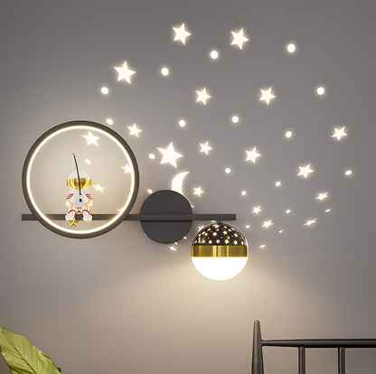 GalacticGleam™ Cozy Children's Wall Lamp for Magical Bedtime Adventures 4