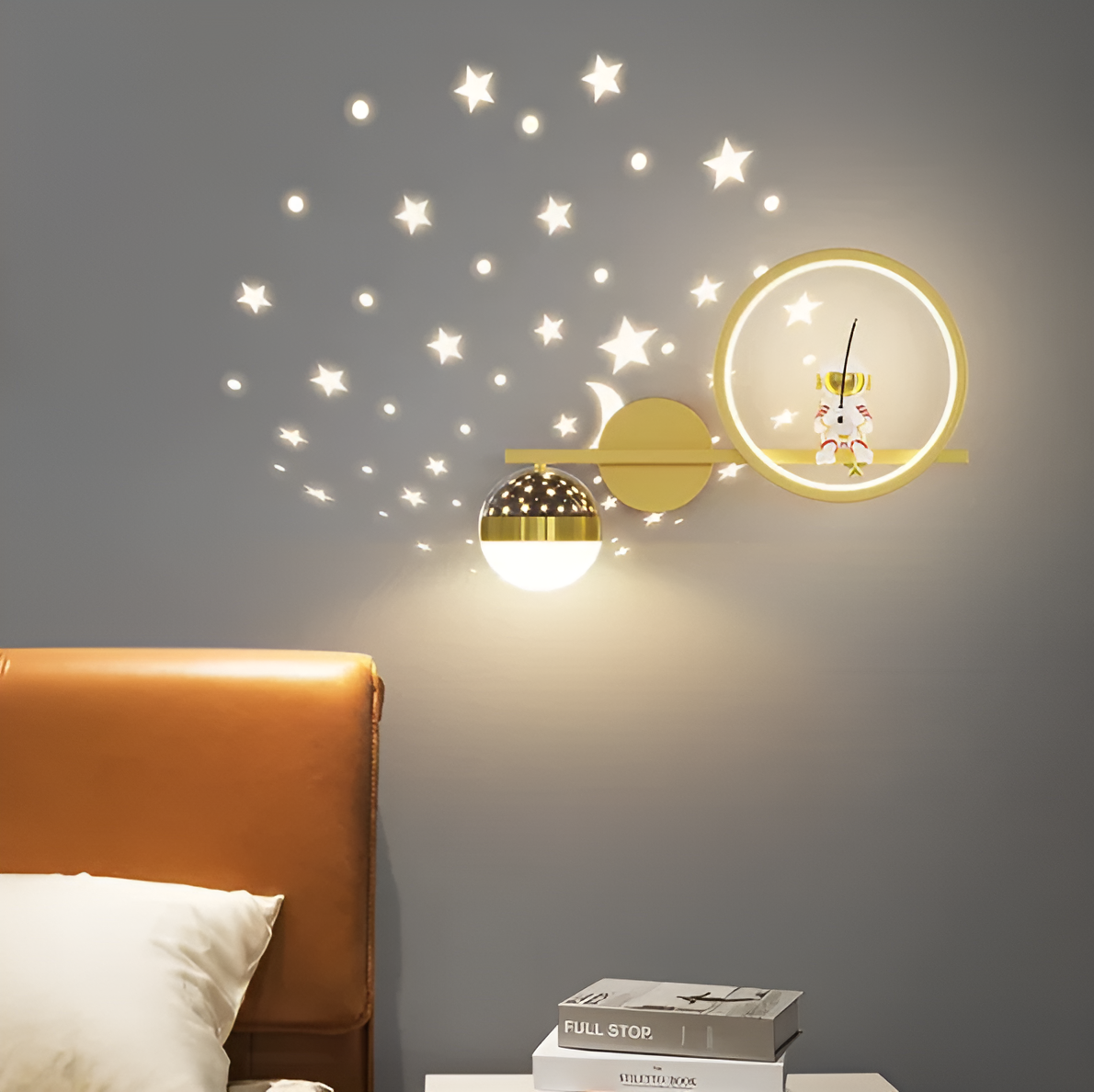 GalacticGleam™ Cozy Children's Wall Lamp for Magical Bedtime Adventures 8