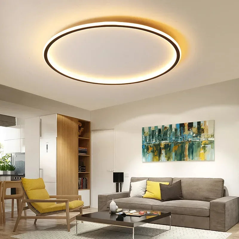 GlimmerGlow™ Modern Flush Mount Ceiling Light Fixture for Elegant LED Illumination 4