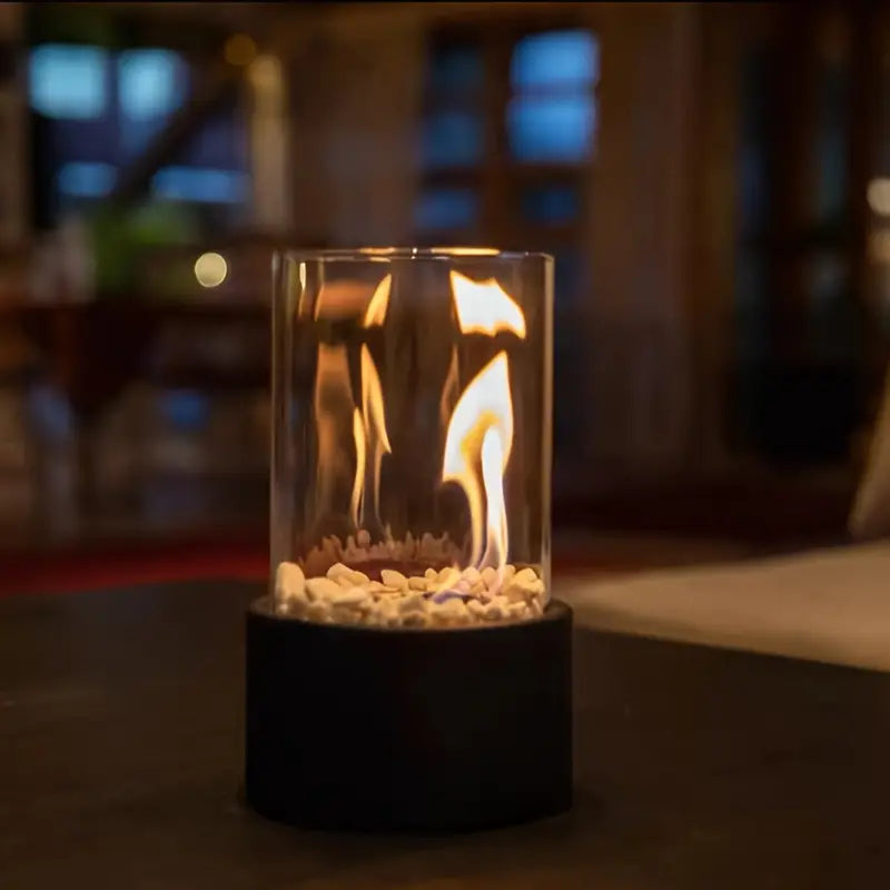 GlowEdge™ Portable Bioethanol Fireplace for Indoor & Outdoor Cozy Atmosphere 4