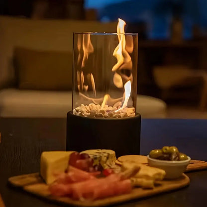GlowEdge™ Portable Bioethanol Fireplace for Indoor & Outdoor Cozy Atmosphere 5