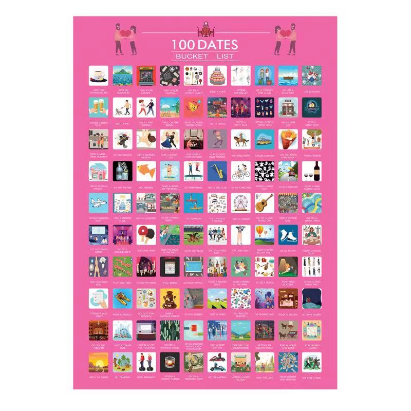 VimoraPoster™ 100 Date Ideas