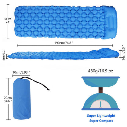 Vimora™ Inflatable Air Mattress w/ Pillow