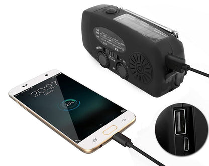 Vimora™ Portable Hand Crank Emergency Radio