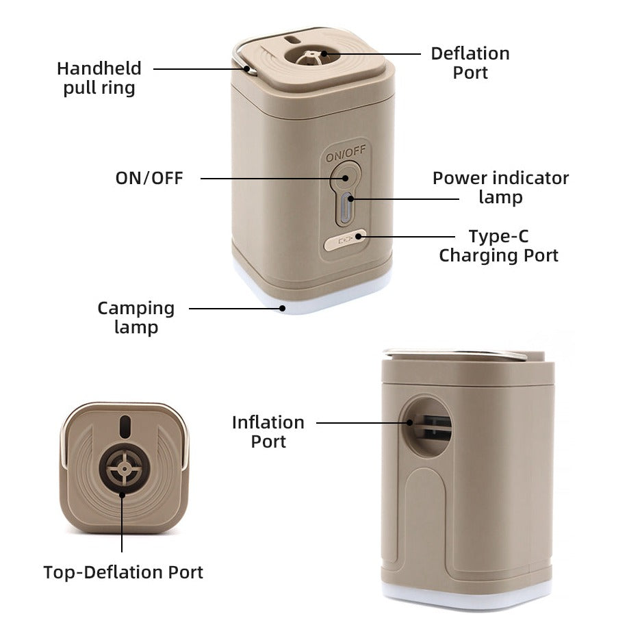 Vimora™ Mini Air Mattress Pump