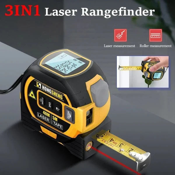 LaserPro™ 3-In-1 Infrared Laser Tape for Accurate Measuring and Construction 5