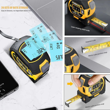 LaserPro™ 3-In-1 Infrared Laser Tape for Accurate Measuring and Construction 7