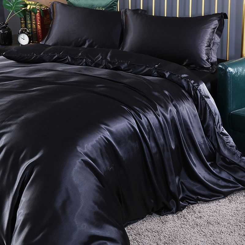 LuxeSilk™ Luxury Silk Bedding Set for Ultimate Comfort and Sleep Quality 1
