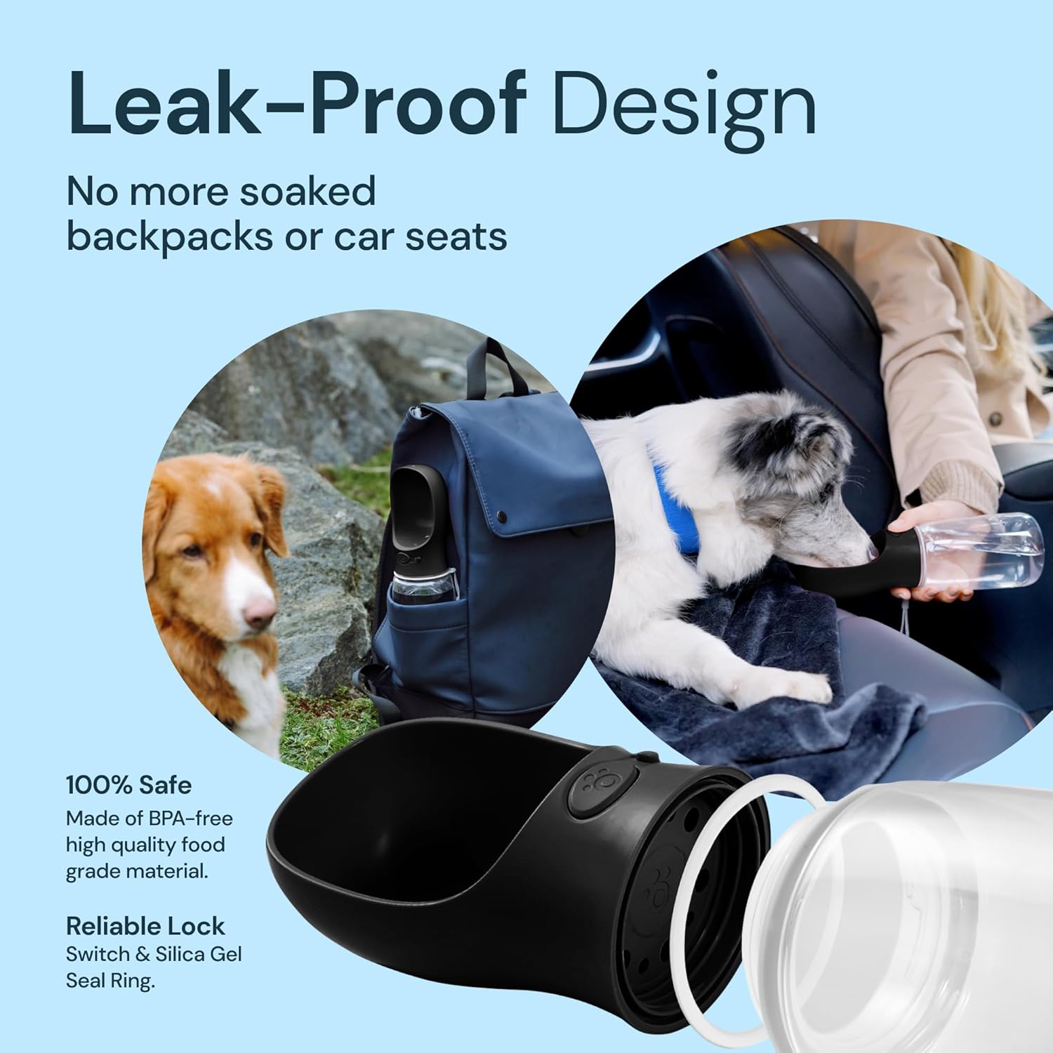MalsiPree™ Portable Dog Water Bottle – Best Travel Water Dispenser for Hydration 1