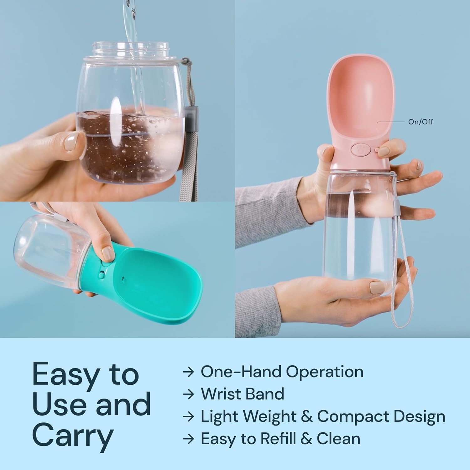 MalsiPree™ Portable Dog Water Bottle – Best Travel Water Dispenser for Hydration 2