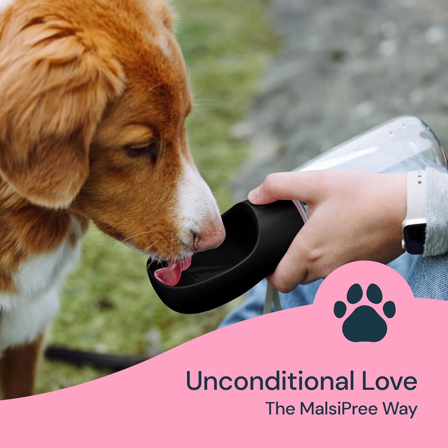 MalsiPree™ Portable Dog Water Bottle – Best Travel Water Dispenser for Hydration 4