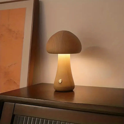 Mushglow™ Wireless Mushroom Lamp – Elegant Lighting for Home and Travel 4