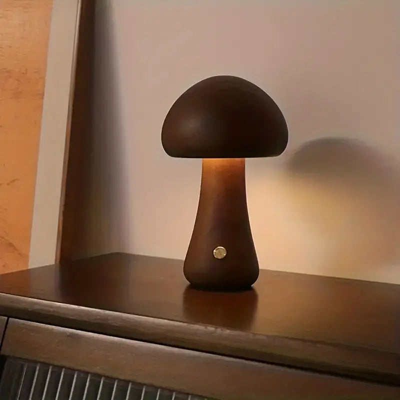 Mushglow™ Wireless Mushroom Lamp – Elegant Lighting for Home and Travel 5