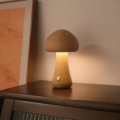 Mushglow™ Wireless Mushroom Lamp – Elegant Lighting for Home and Travel 7
