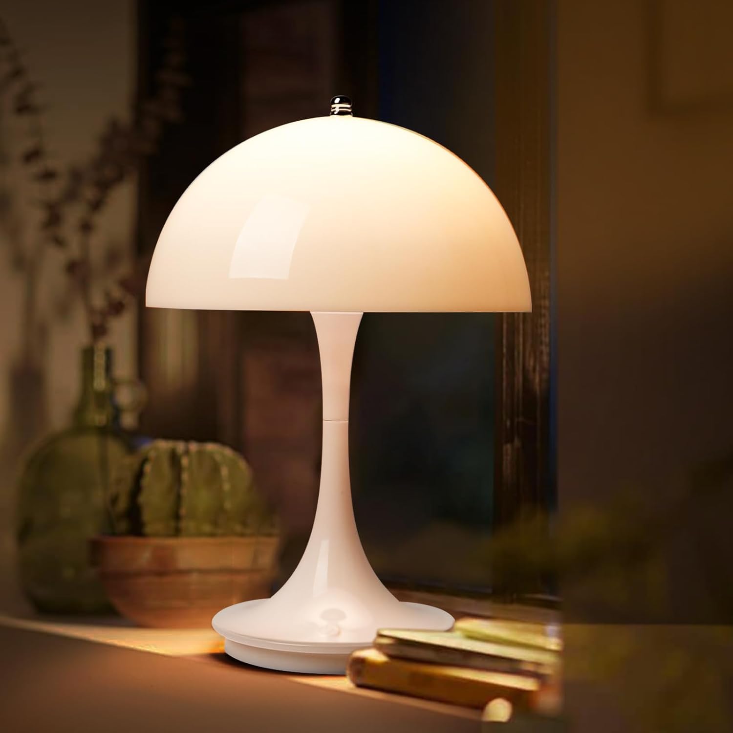 NordicMush™ Mushroom Lamp | Cordless LED Table Lamp for Bedside or Nightstand Use 7