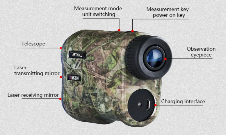 ARTBULL™ 600M Hunting Laser Rangefinder