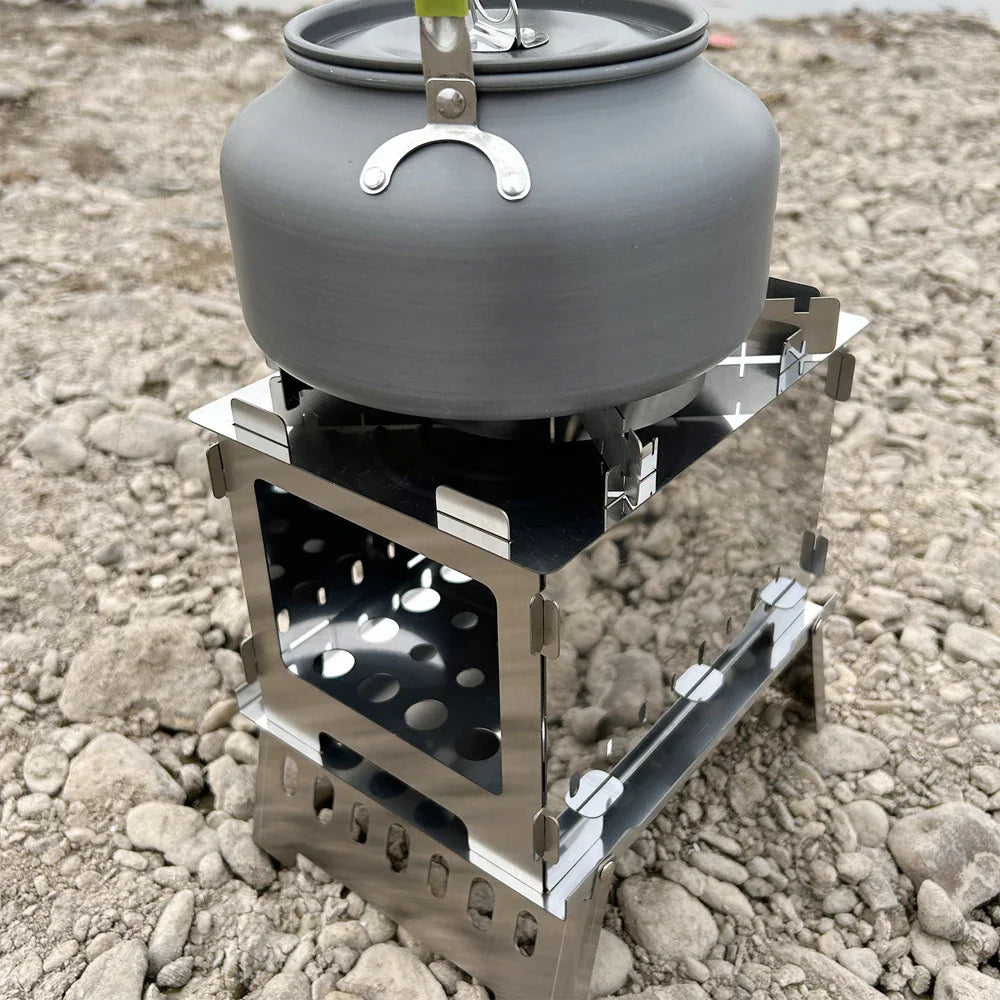 Vimora™ Foldable Stainless Steel Firewood Stove