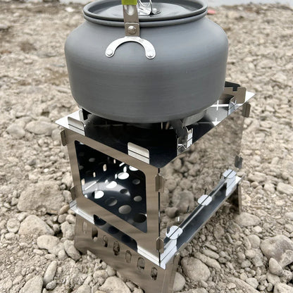 Vimora™ Foldable Stainless Steel Firewood Stove