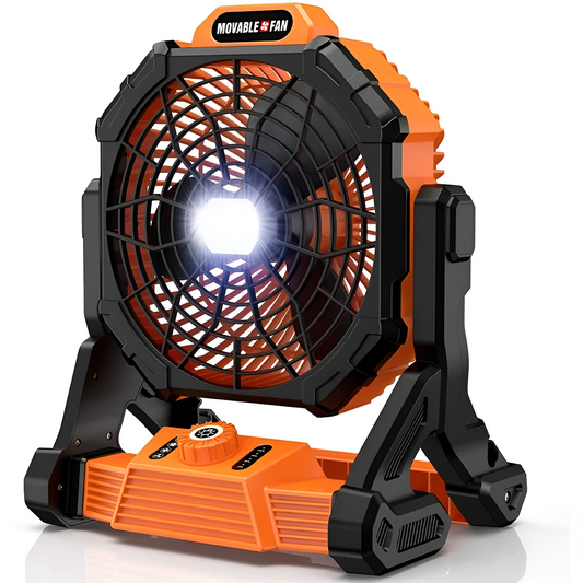 Vimora™ Solar Rechargeable LED Outdoor Camping Fan