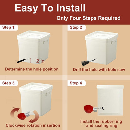 PoultryPro™ 10 Pcs Chicken Waterer - Effortless Hydration for Your Birds 3