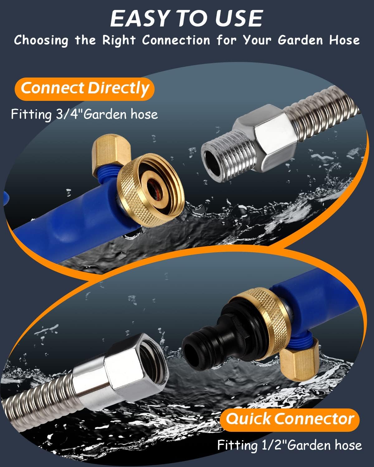 PowerSpray™ High-Pressure Washer Nozzle - Versatile Jet Nozzle for Hose Cleaning 2