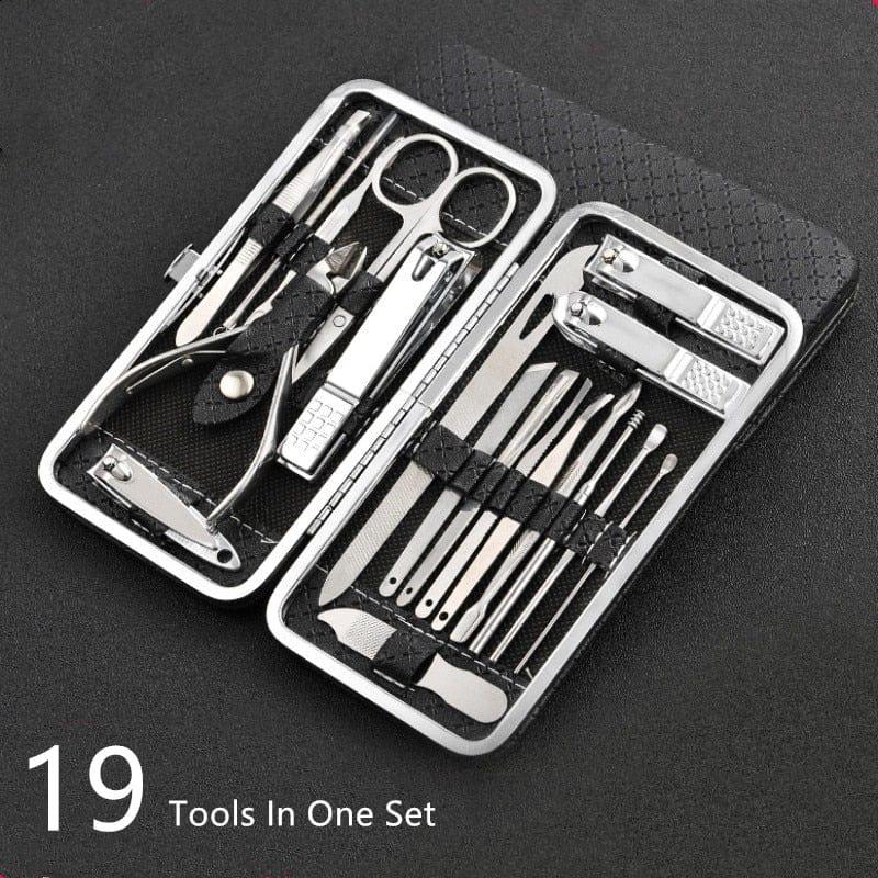 Premium 19-in-1 Stainless Steel Manicure Set™ for Perfect Nail Care 3