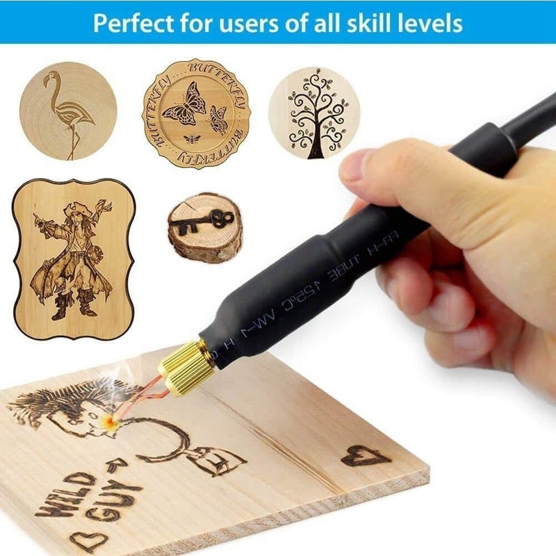 PyroMaster™ Professional Wood Burning Kit for Artists and Crafters - Best Wood Burning Tool 1
