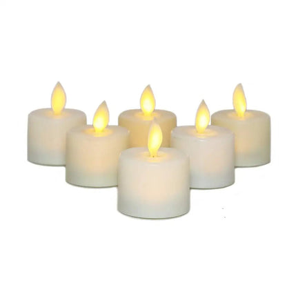 Realistic Flameless Candles™ - 6 Pcs Battery Operated LED Candles with Remote 3