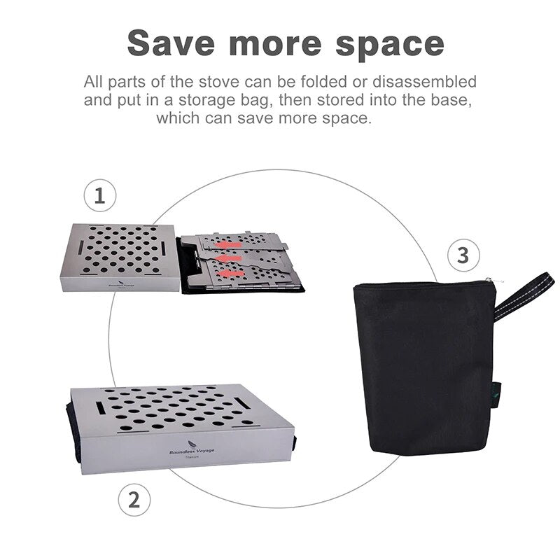 Boundless Voyage™ - Foldable Camping Wood Stove