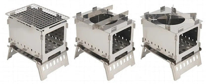 Vimora™ Foldable Stainless Steel Firewood Stove