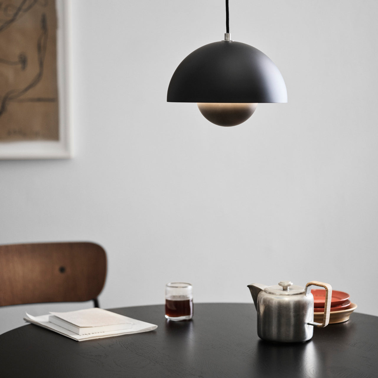 ScandiLight™ Elegant Flush Mount Ceiling Light for Cozy Dining Rooms 7