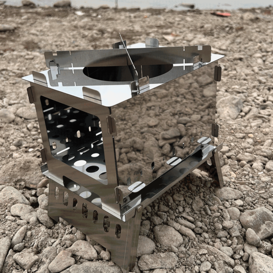Vimora™ Foldable Stainless Steel Firewood Stove