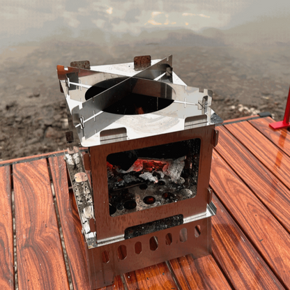 Vimora™ Foldable Stainless Steel Firewood Stove