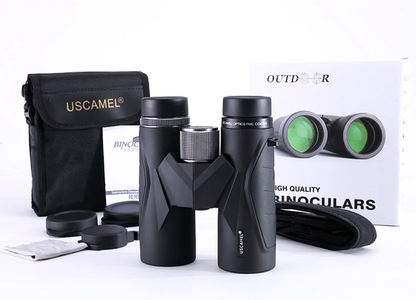 USCAMEL™ 10x42 Professional Waterproof Binoculars (Black)