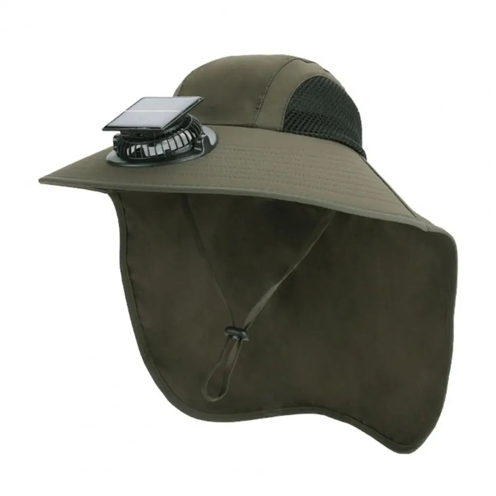 SolarBreeze™ Solar Fan Hat - UV Protection for Outdoor Enthusiasts 4