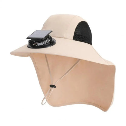 SolarBreeze™ Solar Fan Hat - UV Protection for Outdoor Enthusiasts 5