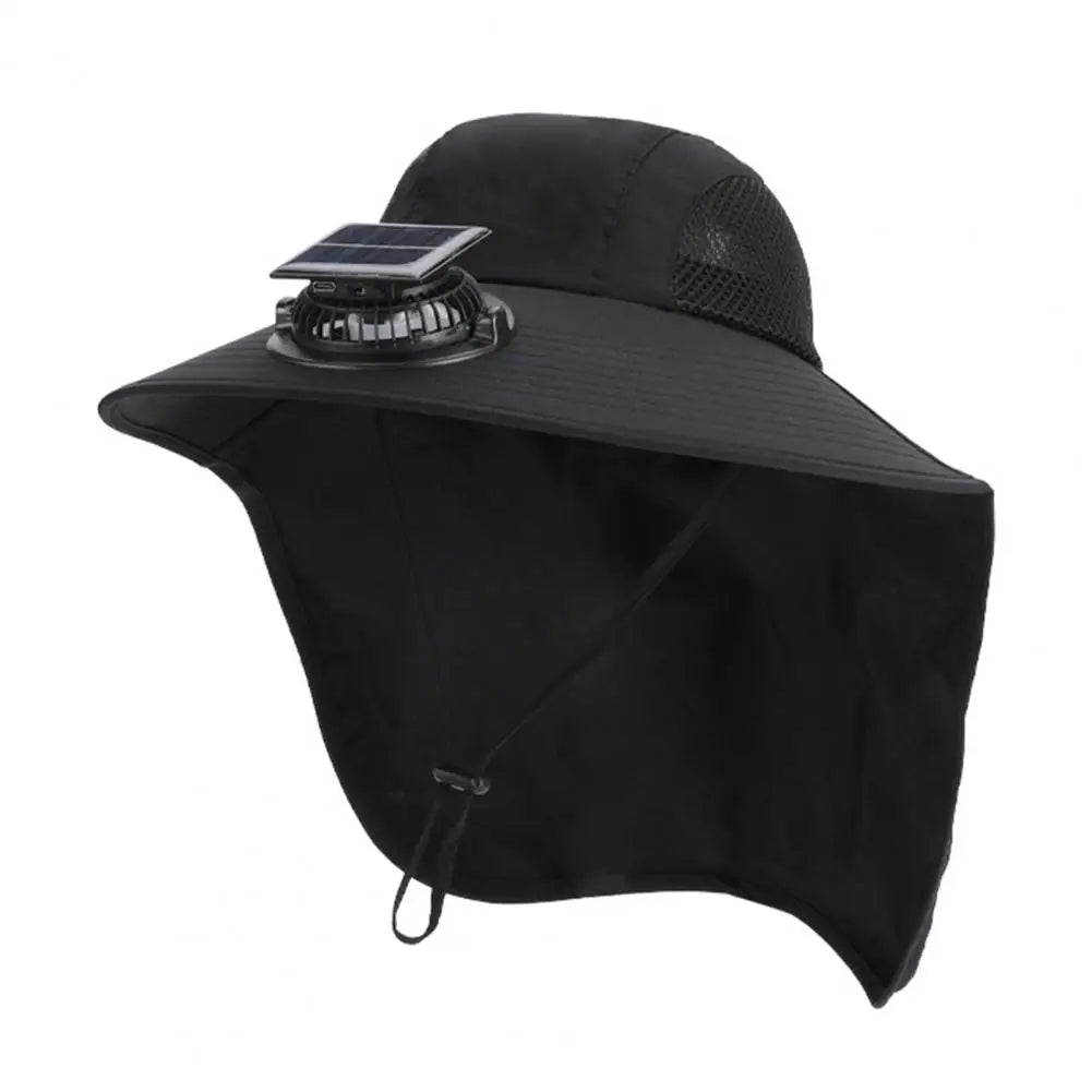 SolarBreeze™ Solar Fan Hat - UV Protection for Outdoor Enthusiasts 6