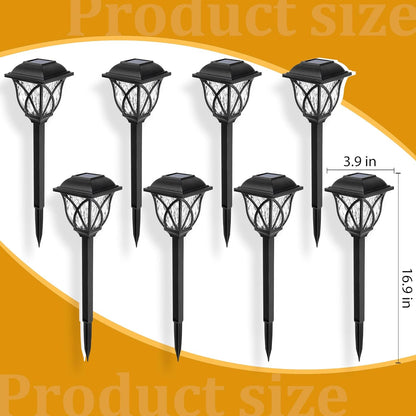SolarGlow™ 6 Pack LED Solar Pathway Lights for Gardens and Pathways 2
