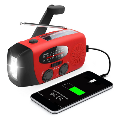 Vimora™ Portable Hand Crank Emergency Radio