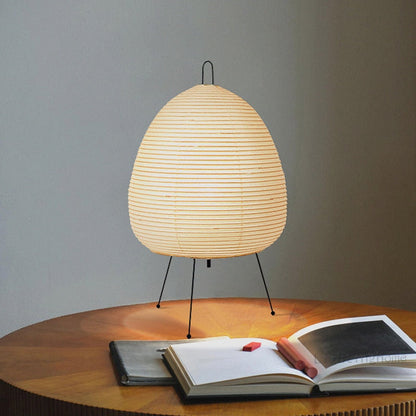 WabiGlow™ Handmade Table Lamp - Serene Japanese Design for Bedroom & Living Room 1