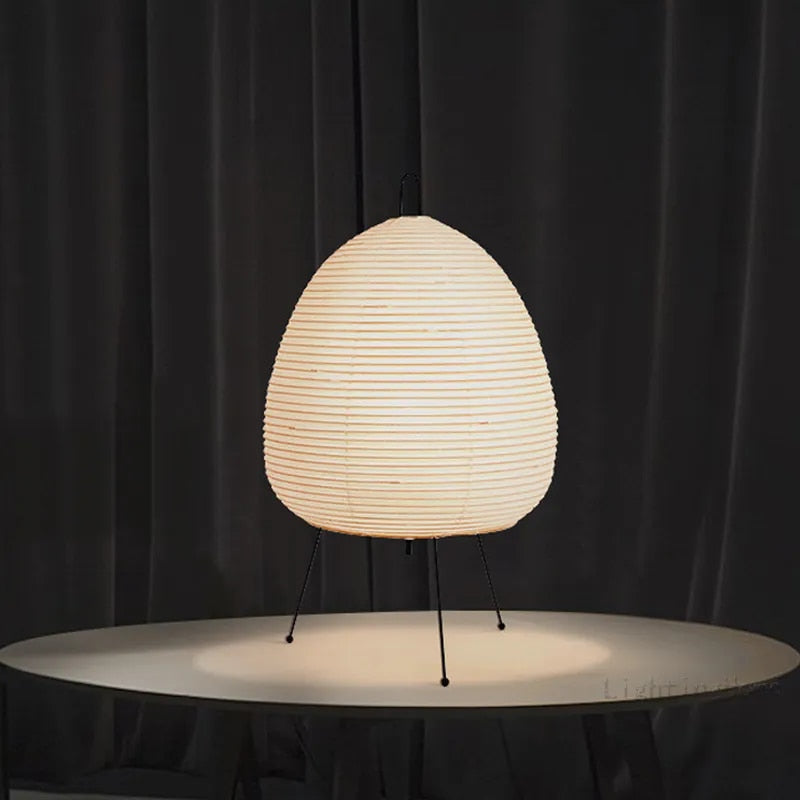 WabiGlow™ Handmade Table Lamp - Serene Japanese Design for Bedroom & Living Room 4